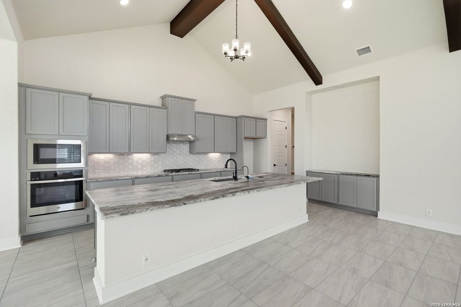 Furnished interior view inside a new home in Esperanza 60's, Boerne (Image 7).