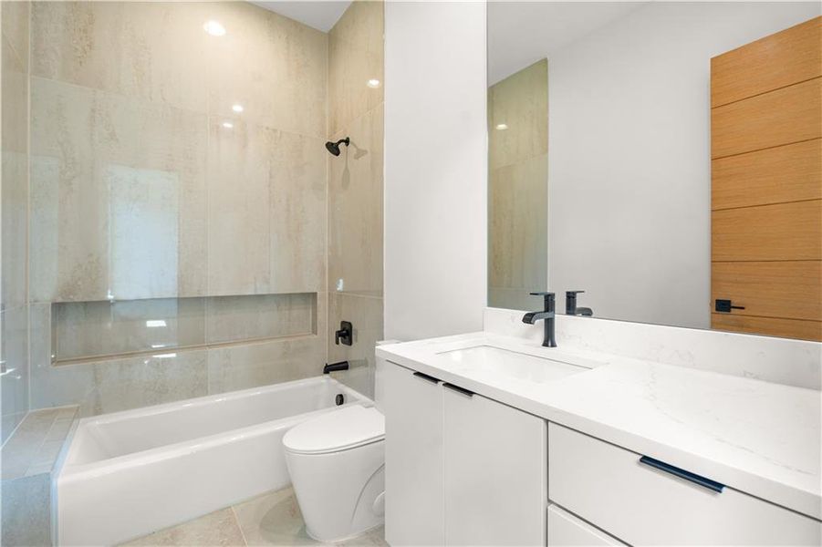 Furnished interior view inside a new home in , Decatur (Image 39).