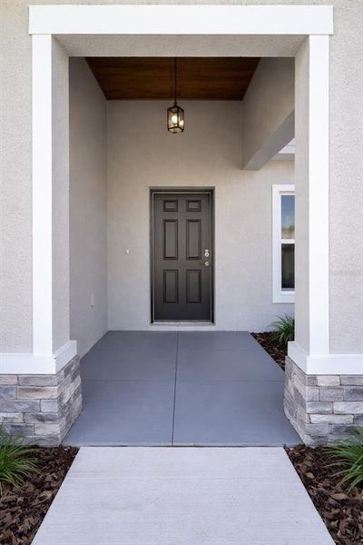 Exterior details and patio area of a home in , Citrus Springs (Image 23).