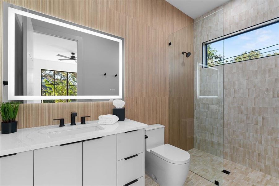 Furnished interior view inside a new home in , Tampa (Image 15).