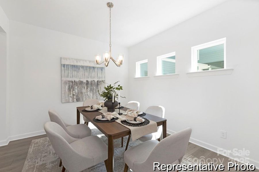 Furnished interior view inside a new home in Colvin Park, Rock Hill (Image 22).