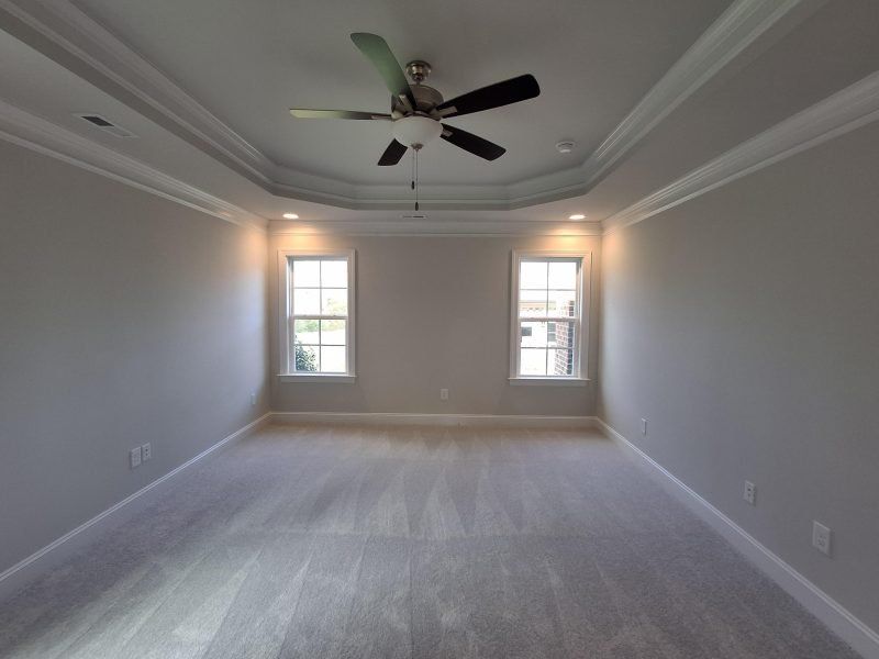 Spacious, unfurnished interior of a new home in Weybridge, Burlington (Image 32). Spacious, unfurnished interior of a new home in Weybridge, Burlington (Image 32).