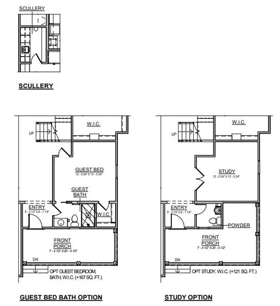 2D floor plan layout for the Tanner 2554L by Saussy Burbank in The River District, Charlotte, NC (Image 4).