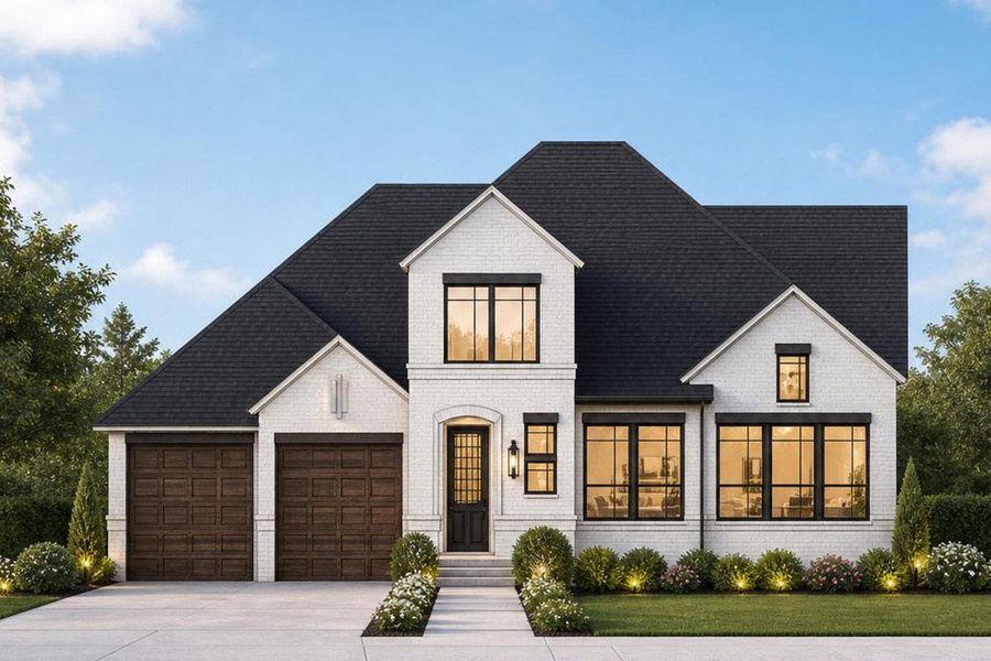 Representative exterior photo of a completed home built from the Grand Catalina - Executive Platinum by Grand Homes in Monterra, Fate, TX (Image 5).