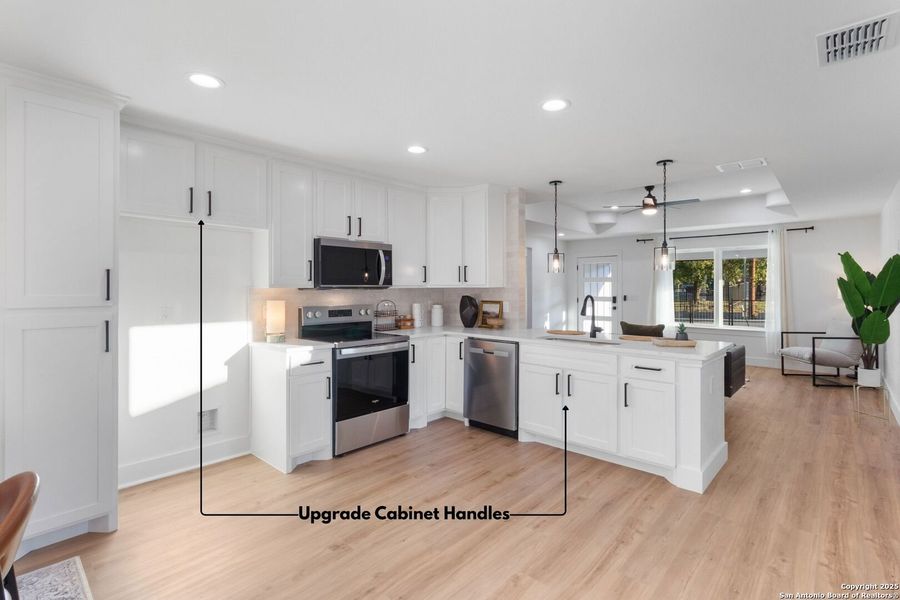 Furnished interior view inside a new home in , San Antonio (Image 6). Furnished interior view inside a new home in , San Antonio (Image 6).