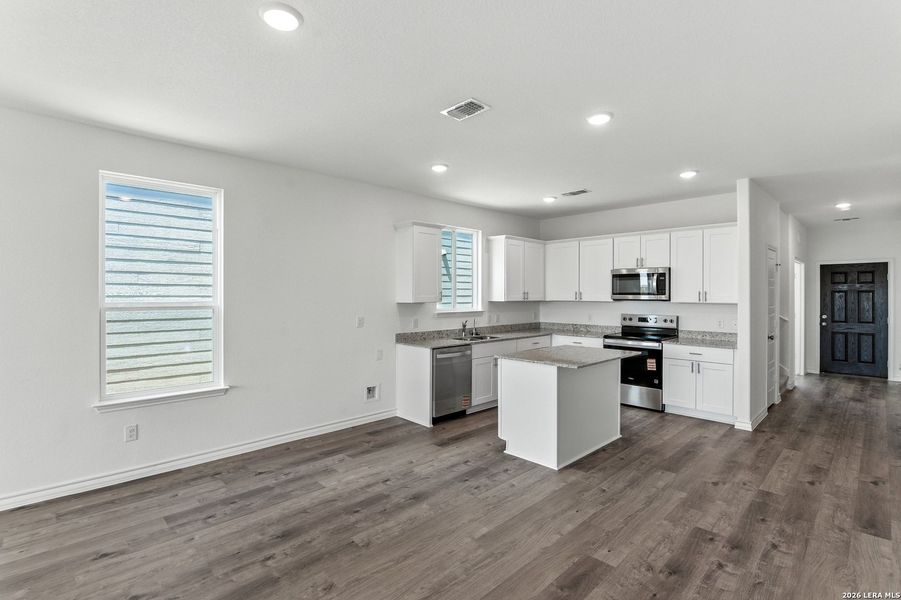 Furnished interior view inside a new home in , New Braunfels (Image 9).