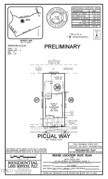RFH 36 plat map RFH 36 plat map