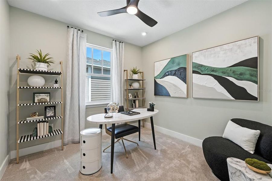 Furnished interior view inside a new home in Celebration - Island Village, Celebration (Image 14). Furnished interior view inside a new home in Celebration - Island Village, Celebration (Image 14).