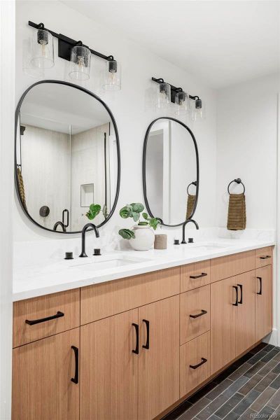 Furnished interior view inside a new home in , Denver (Image 15).