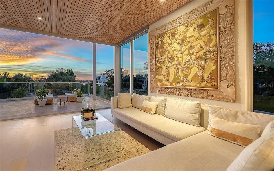 Exterior details and patio area of a home in , Sarasota (Image 22).