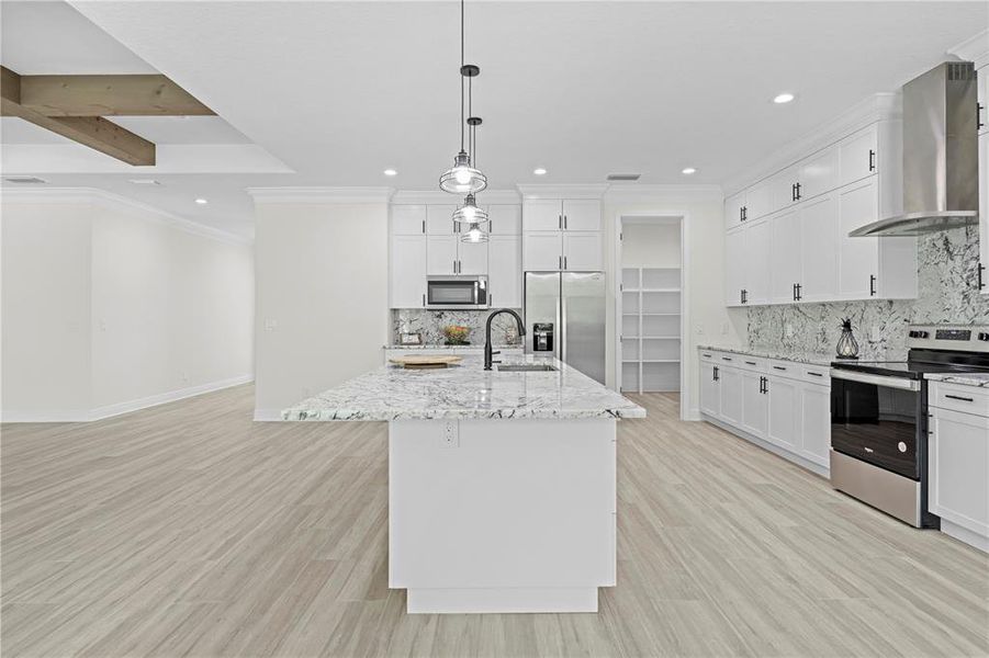 Furnished interior view inside a new home in , Weeki Wachee (Image 8).