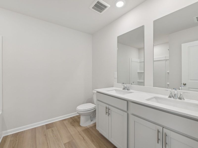 Furnished interior view inside a new home in Preserve at Mountain Creek, Pendergrass (Image 10).