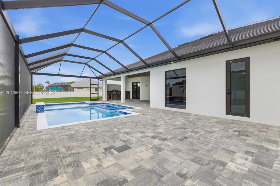 Exterior details and patio area of a home in , Cape Coral (Image 29).