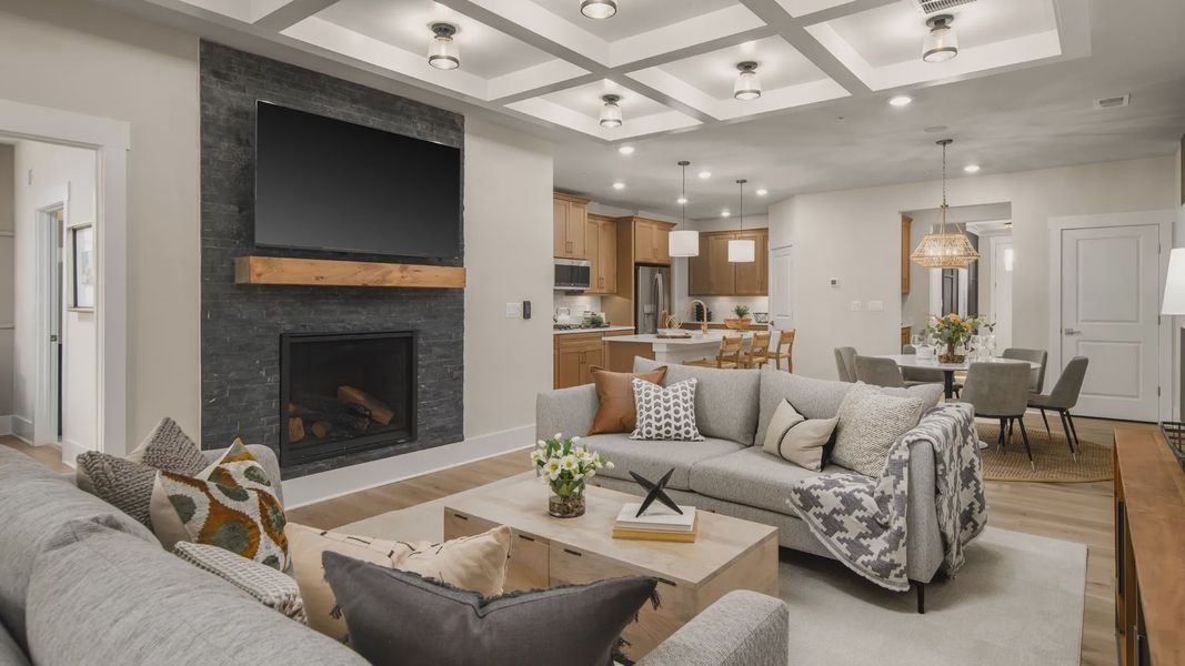 The Connect Plan by DRB Elevate in Brook Run, Fort Mill SC - Living Space