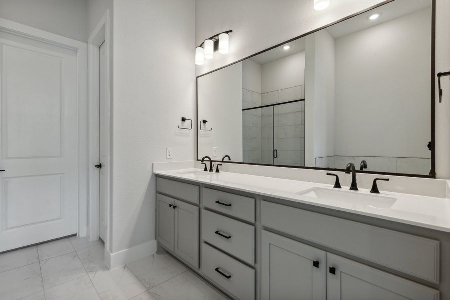 Furnished interior view inside a new home in Newman Village Townhomes, Frisco (Image 4).