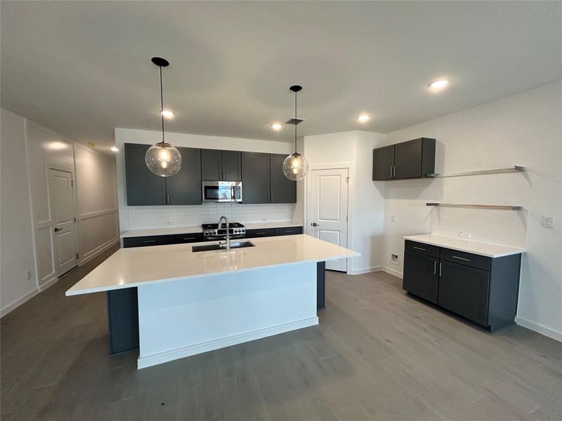 Furnished interior view inside a new home in Aspire at Ashland, Angleton (Image 5).