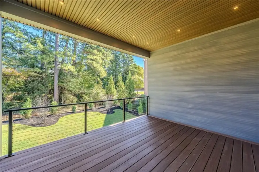 Exterior details and patio area of a home in , Smyrna (Image 30).