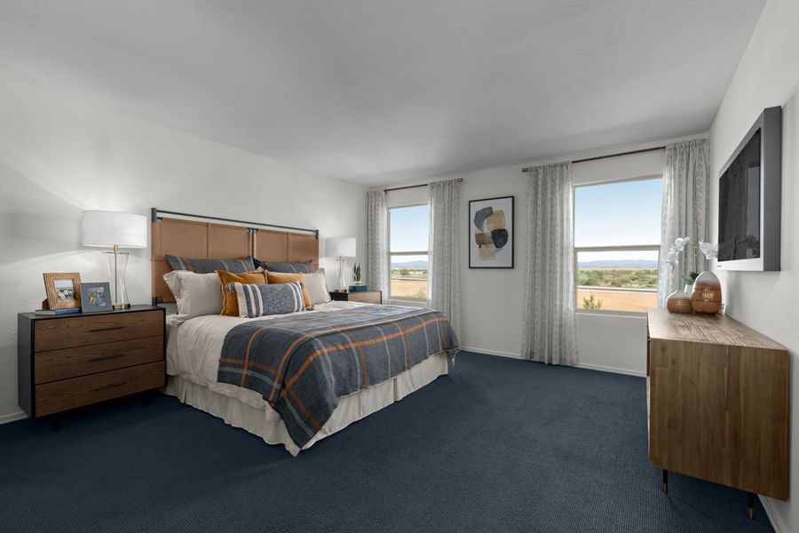 Representative furnished interior of a home built from the 2373 Modeled by KB Home in Skyline Village Enclaves, San Tan Valley (Image 7). Representative furnished interior of a home built from the 2373 Modeled by KB Home in Skyline Village Enclaves, San Tan Valley (Image 7).