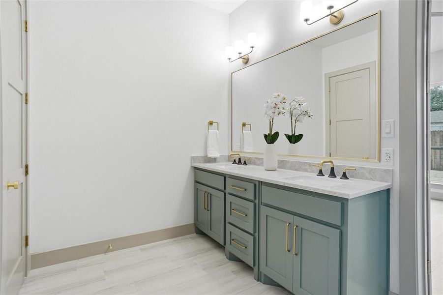 Furnished interior view inside a new home in , Roanoke (Image 17).