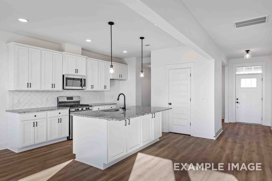 Representative furnished interior of a home built from the The Willow C by Davidson Homes LLC in Woods Crossing, Gallatin (Image 11).