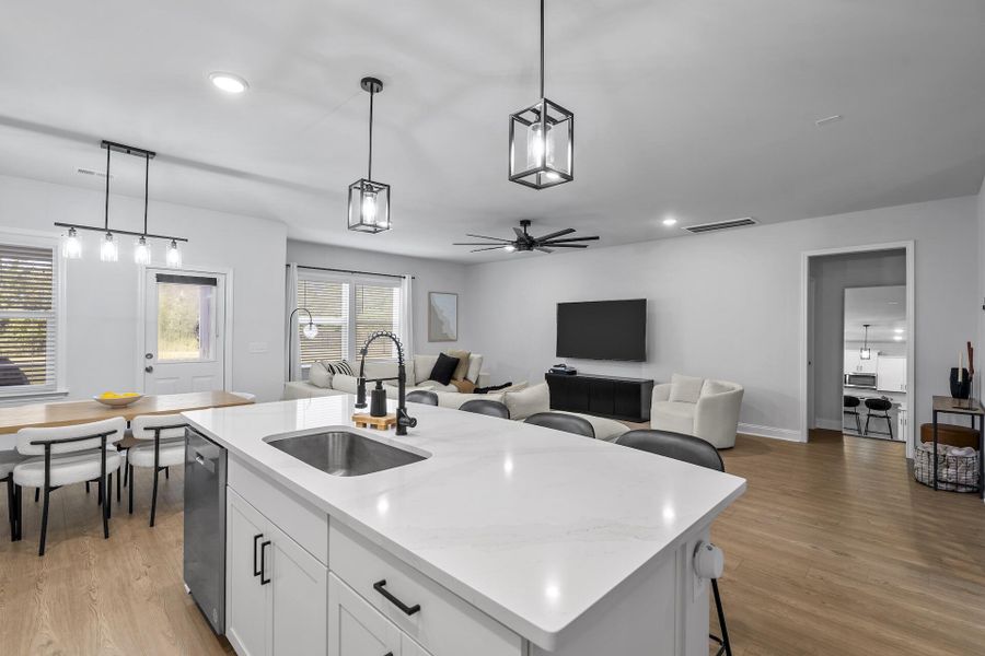 Furnished interior view inside a new home in , Johns Island (Image 10).