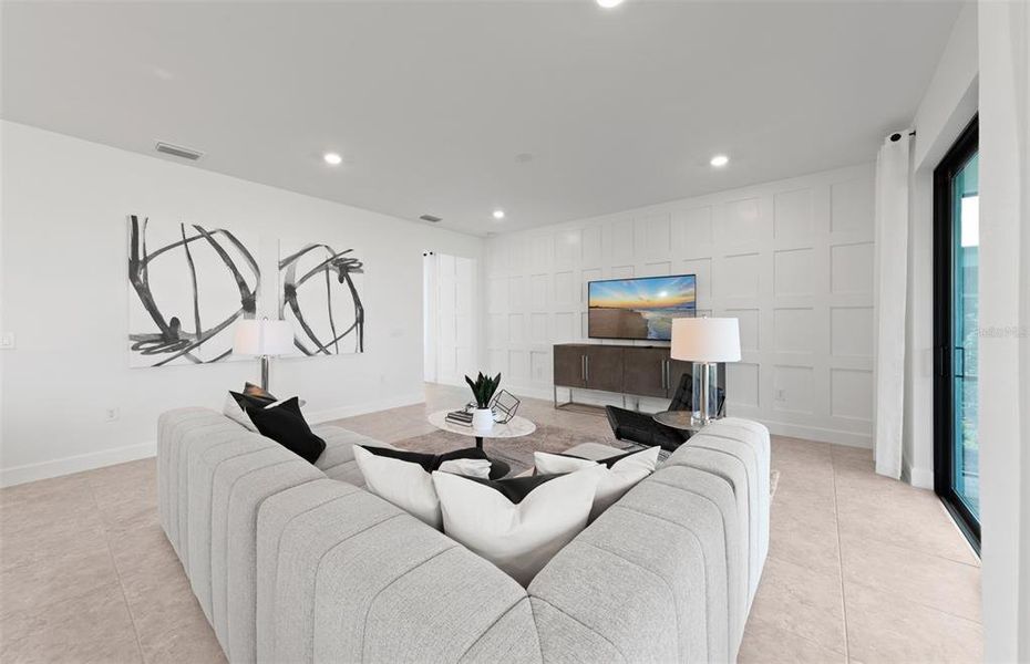 Furnished interior view inside a new home in , Bradenton (Image 12).