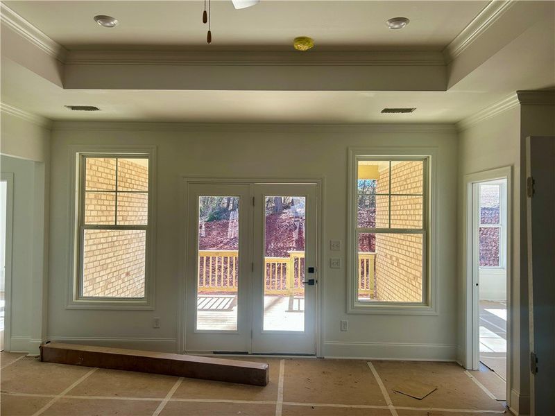 In-progress construction of a new home in Cross Creek Golf Club, Seneca, SC (Image 11).