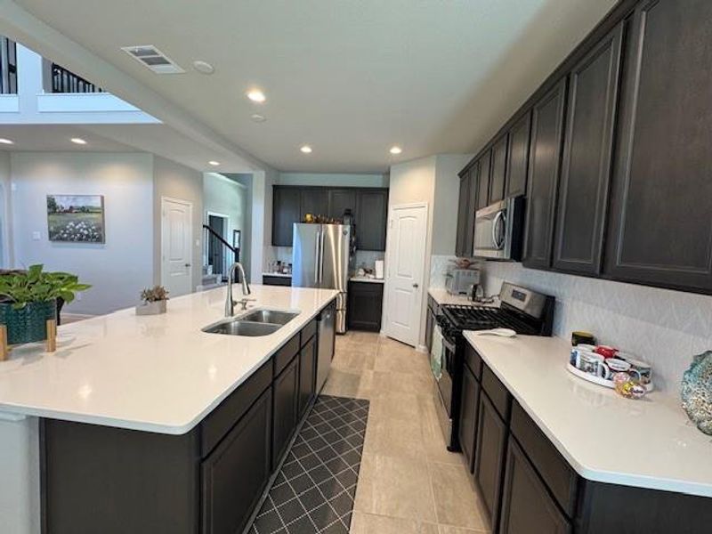 Furnished interior view inside a new home in Rodeo Palms - The Lakes, Manvel (Image 17). Furnished interior view inside a new home in Rodeo Palms - The Lakes, Manvel (Image 17).