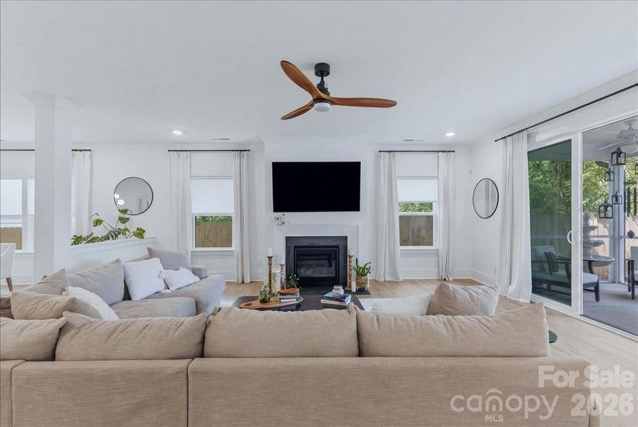 Furnished interior view inside a new home in , Charlotte (Image 34). Furnished interior view inside a new home in , Charlotte (Image 34).