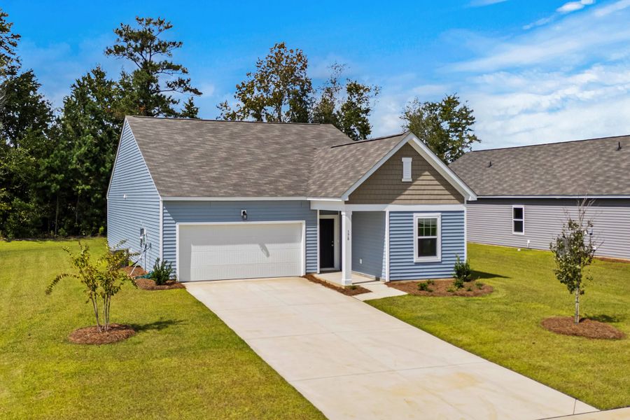 Representative exterior photo of a completed home built from the Moonbeam by Starlight Homes in Spring Grove, Aynor, SC (Image 21).