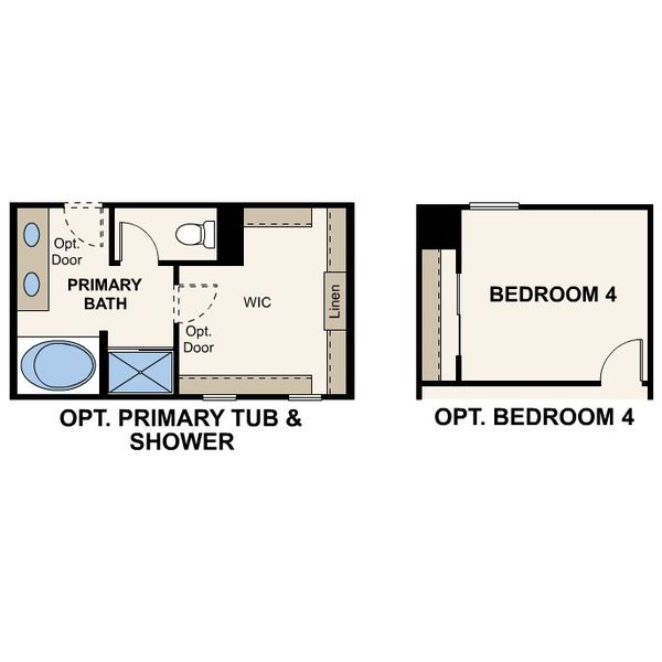 2D floor plan layout for the Ontario by Century Communities in The Foothills Collection at Rancho Vista, Sun City, AZ (Image 36).