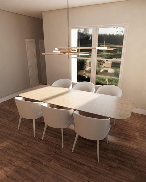 Furnished interior view inside a new home in , Gotha (Image 8).