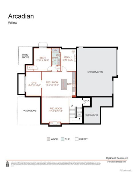 2D floor plan layout of this home in , Golden, CO (Image 5).