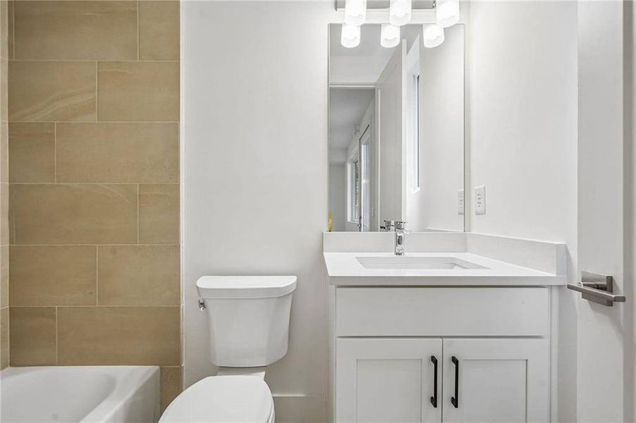 Furnished interior view inside a new home in , Decatur (Image 10).