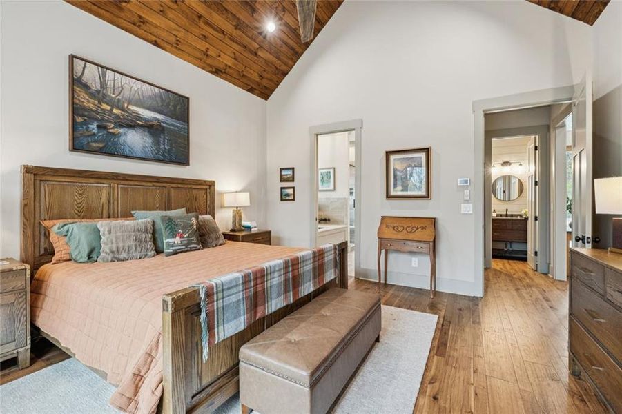 Furnished interior view inside a new home in , Dahlonega (Image 36).