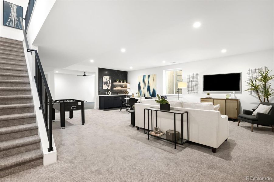 Furnished interior view inside a new home in , Boulder (Image 7).