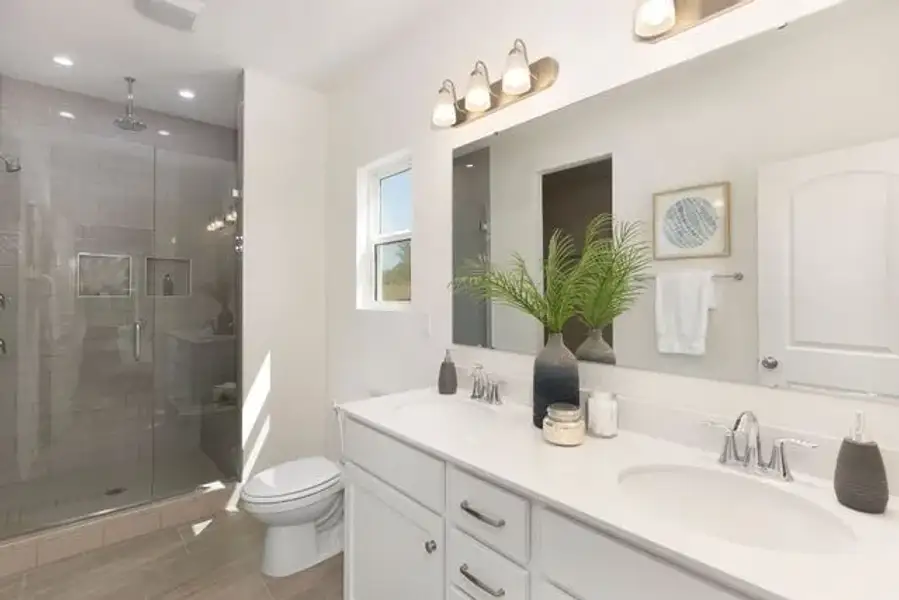 Representative furnished interior of a home built from the Ryker by True Homes in The Retreat at Reedy Fork Ranch, Greensboro (Image 25).