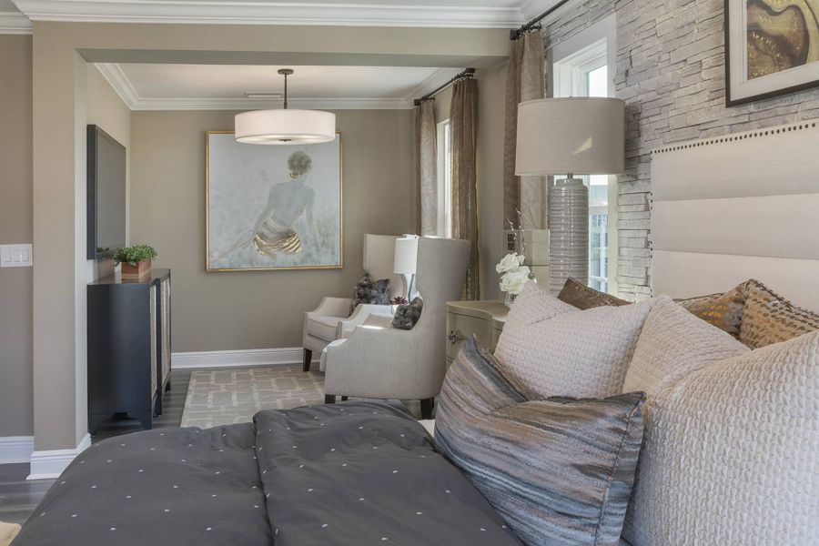 Master Bedroom Sitting Area - Palmer in Florida by Landsea Homes