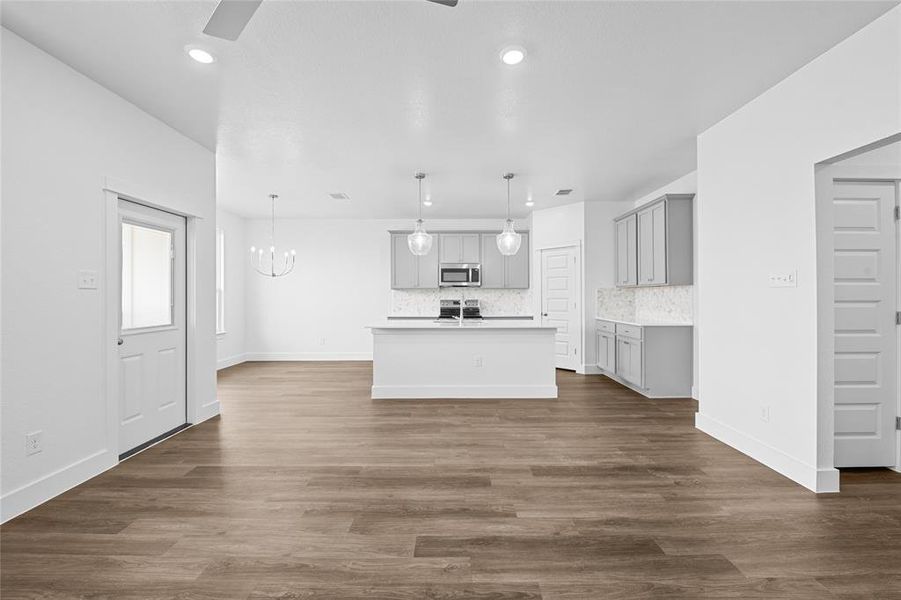 Please Note: These interior photos are not of the actual home but are of a completed one with a similar floor plan. Finishes, features, and layouts may vary.