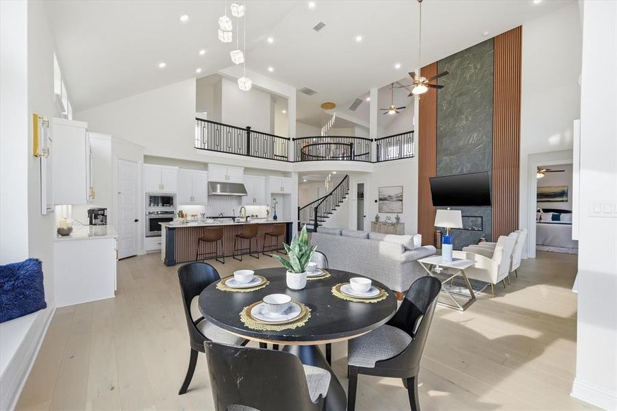 Furnished interior view inside a new home in , Prosper (Image 31).