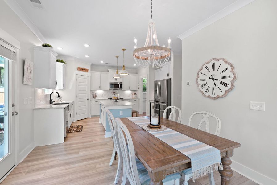 Furnished interior view inside a new home in Cordgrass Landing, Johns Island (Image 28).
