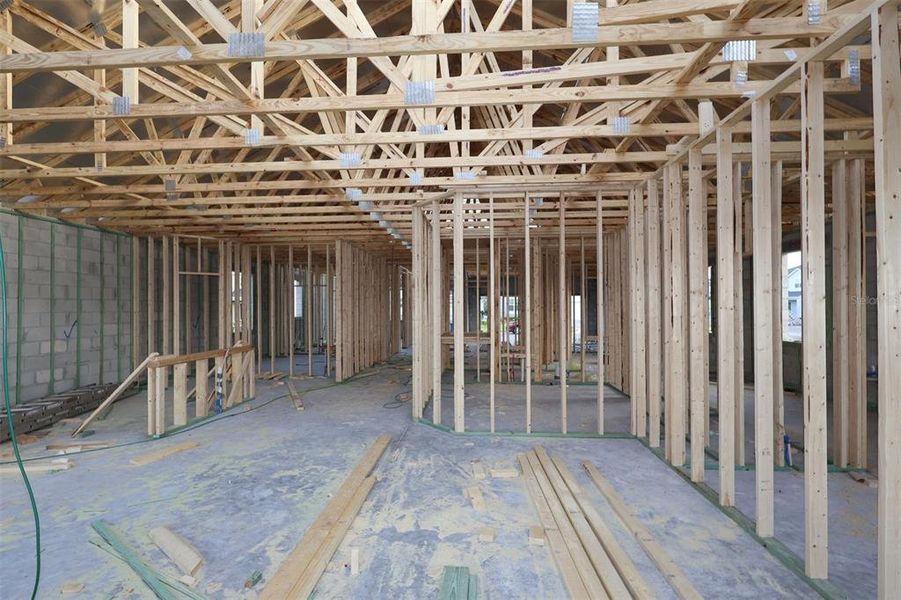 In-progress construction of a new home in Center Lake on the Park, St. Cloud, FL (Image 7).