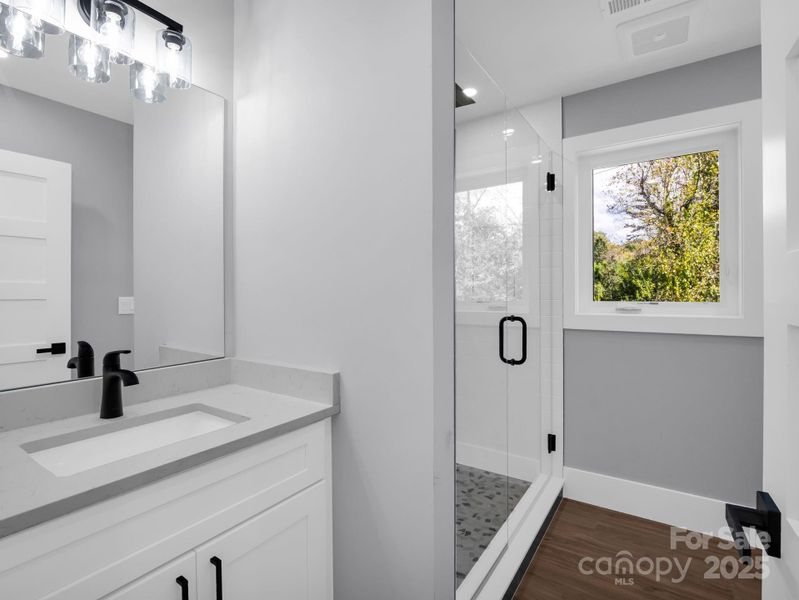 Furnished interior view inside a new home in , Asheville (Image 13).