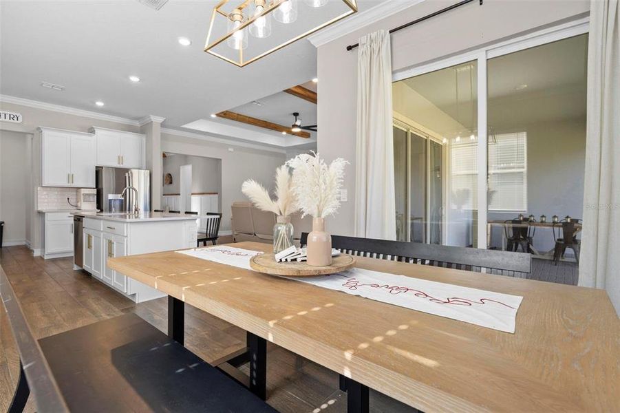 Furnished interior view inside a new home in , Brooksville (Image 53).