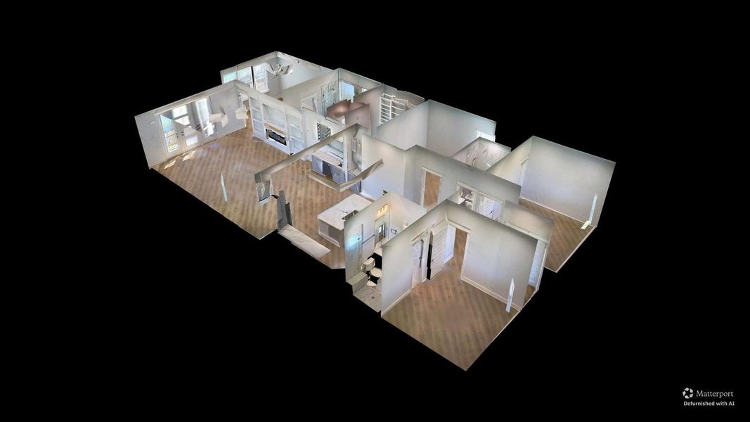 2D floor plan layout of this home in , Cleveland, TX (Image 4).