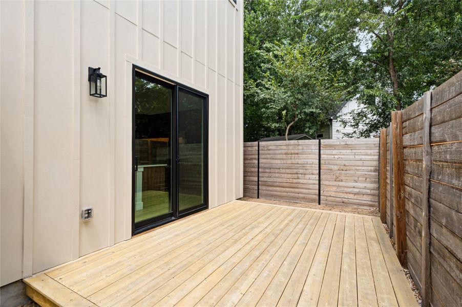 Exterior details and patio area of a home in , Austin (Image 23).