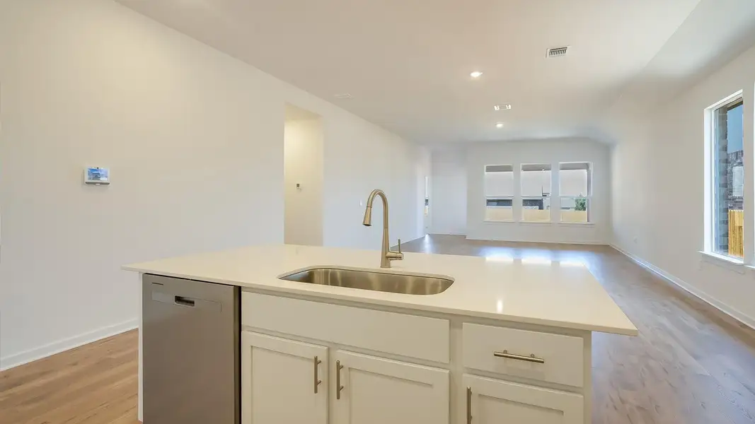Furnished interior view inside a new home in Rosenbusch Ranch, Leander (Image 9). Furnished interior view inside a new home in Rosenbusch Ranch, Leander (Image 9).