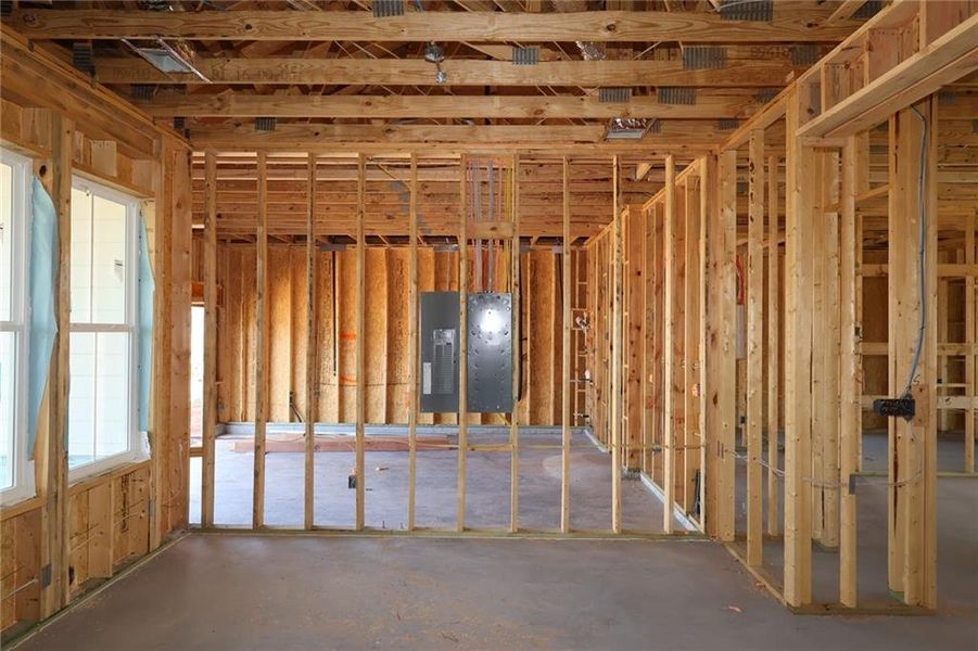 In-progress construction of a new home in Old Mill Preserve, Dallas, GA (Image 7).