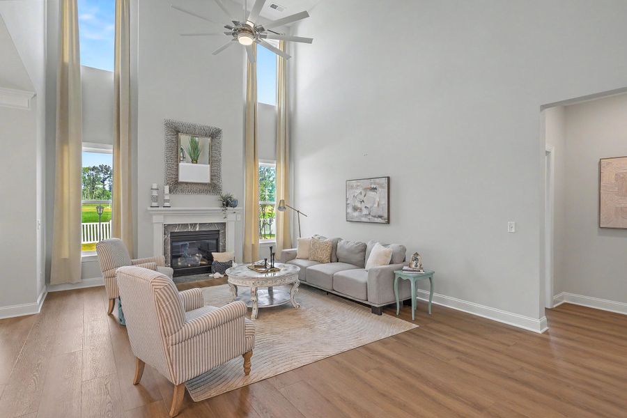 Furnished interior view inside a new home in Parker's Preserve, Ridgeville (Image 6).