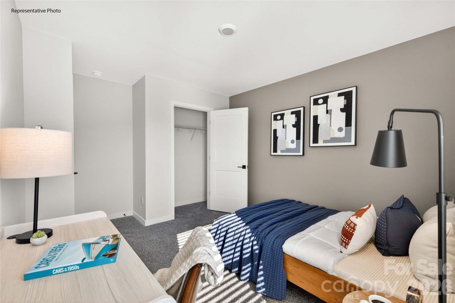 Furnished interior view inside a new home in The Townes at Lake Norman, Mooresville (Image 19).